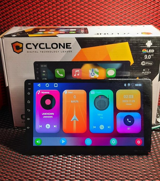 Автомагнітола Cyclone C9 CPL Universal Carplay 2/32