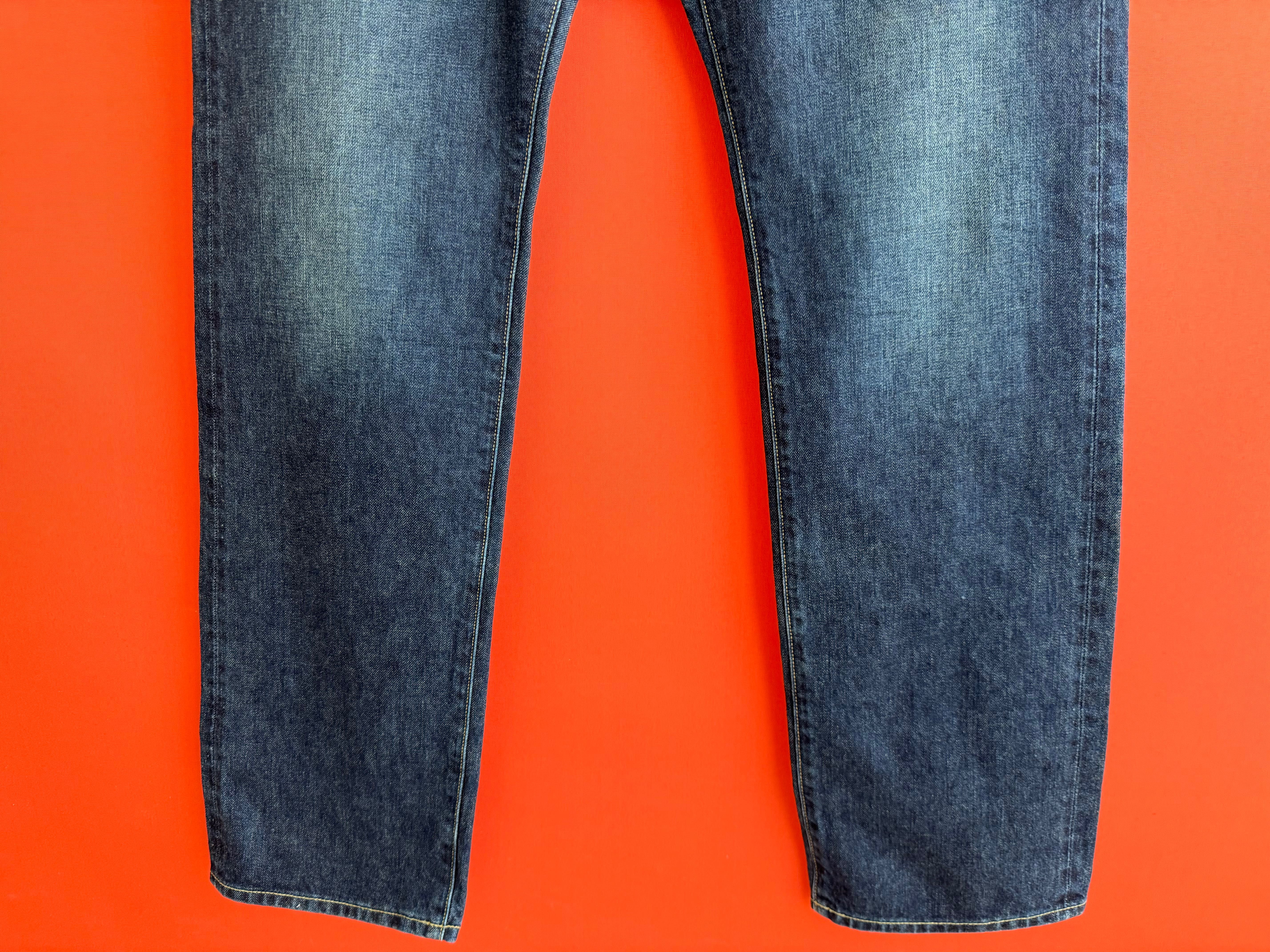 Uniqlo Selvage оригинал мужские джинсы штаны размер 34 Б У