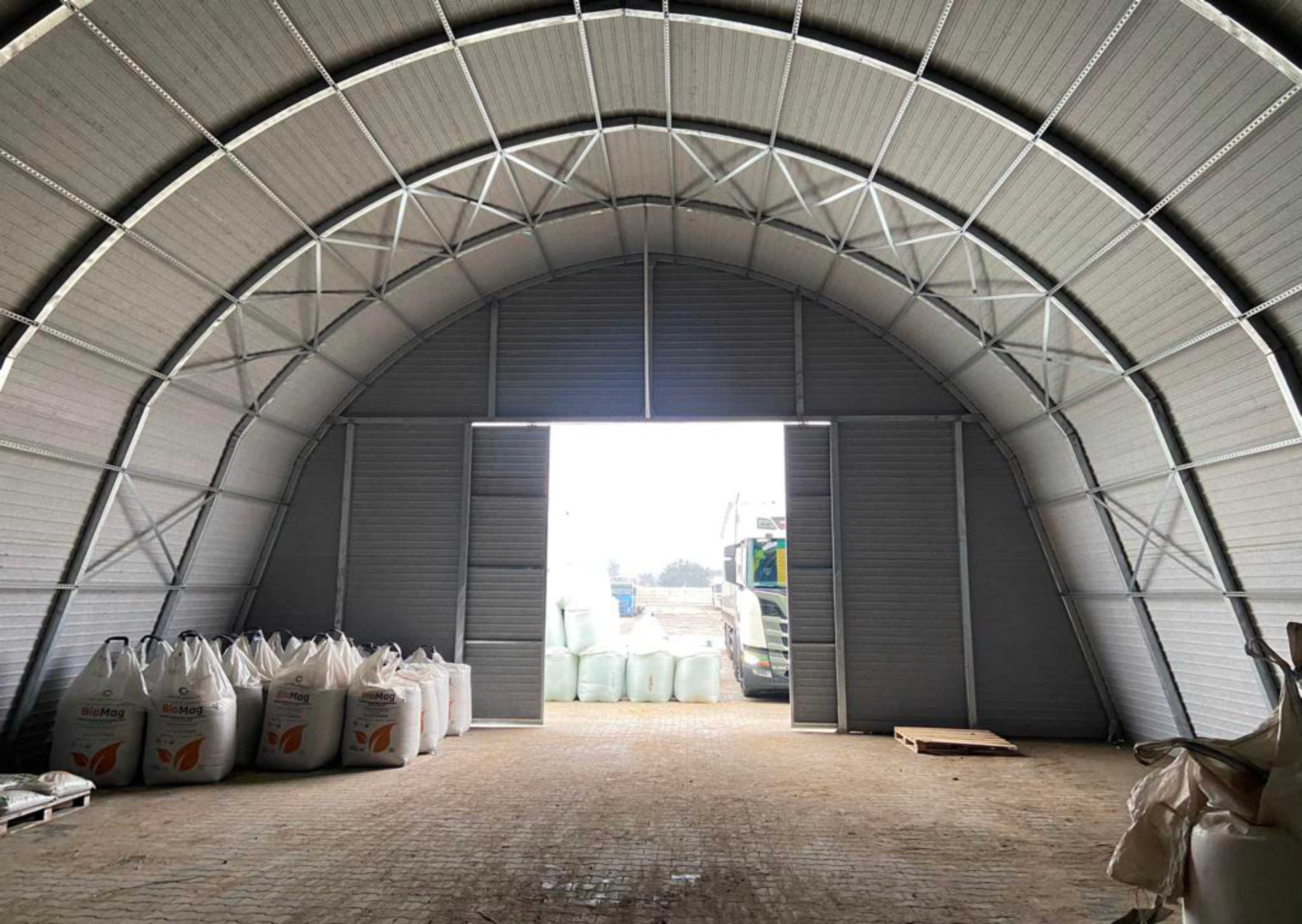 Hala tunelowa namiotowa wiata na słomę KAŻDY WYMIAR od ręki PRODUCENT