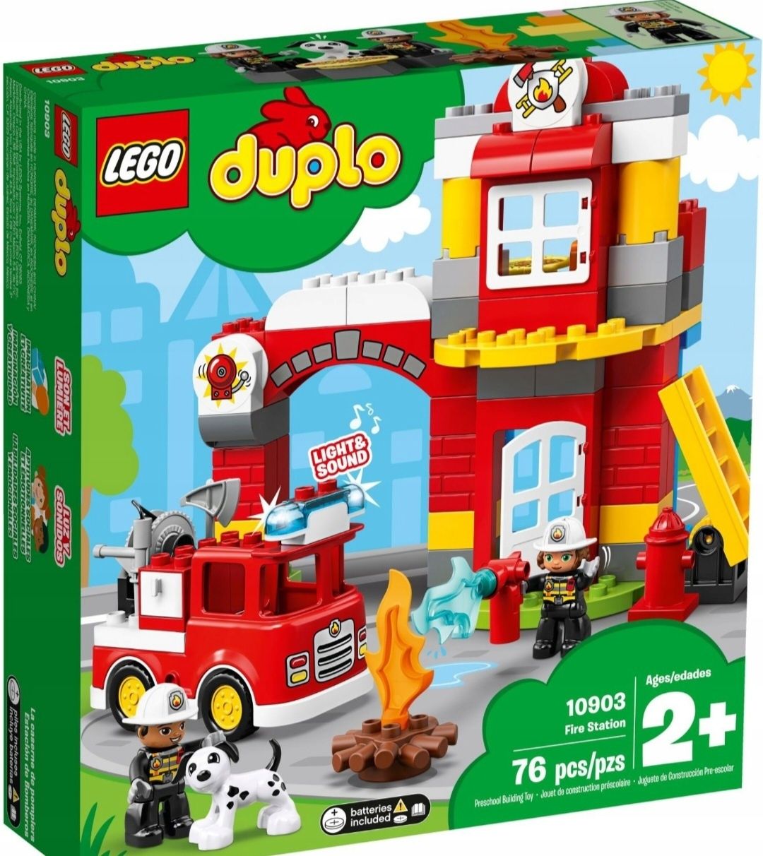 LEGO DUPLO 10903 remiza z wozem strażackim