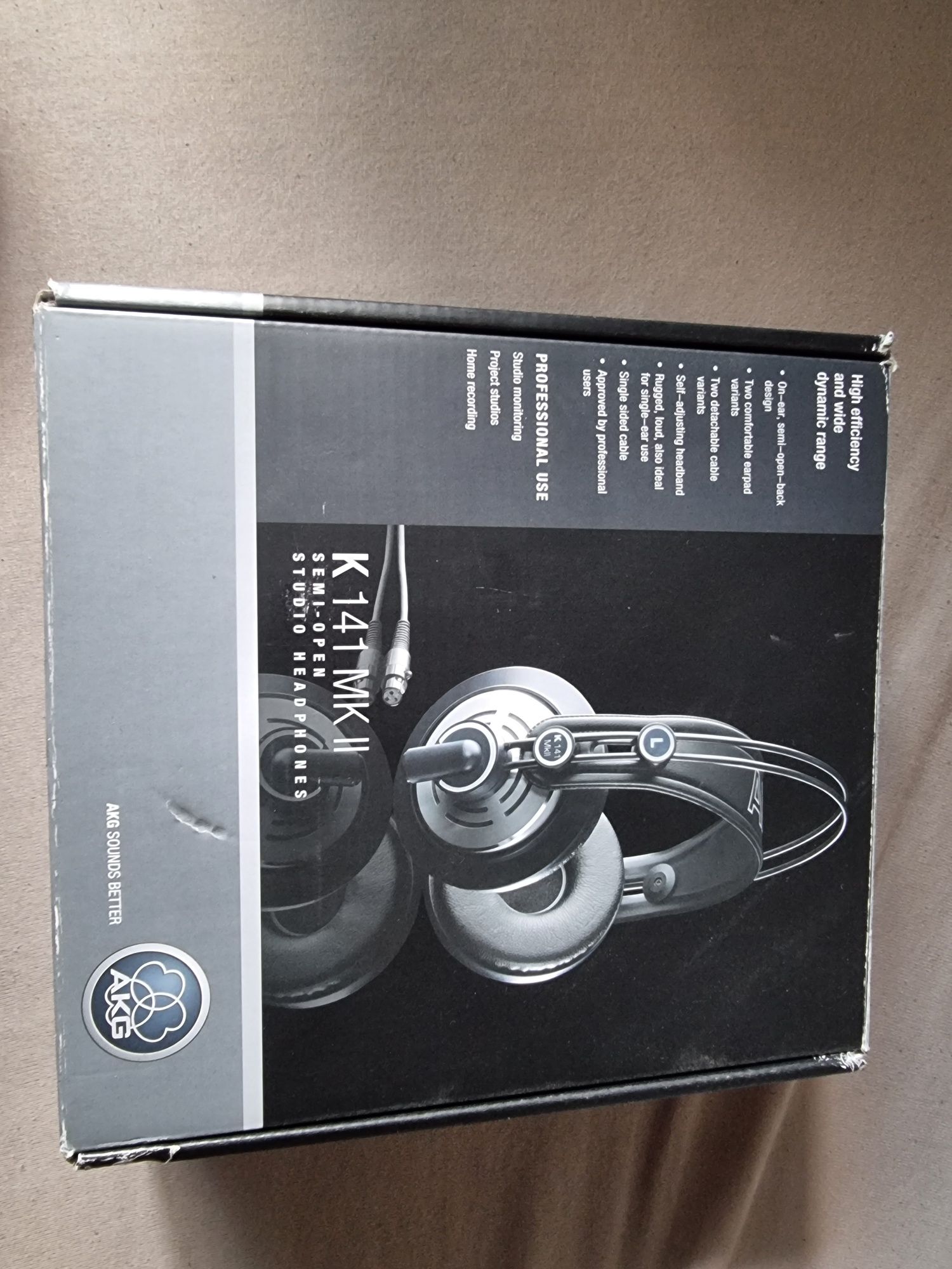 Słuchawki studyjne AKG K 141 MK II - Stan idealny