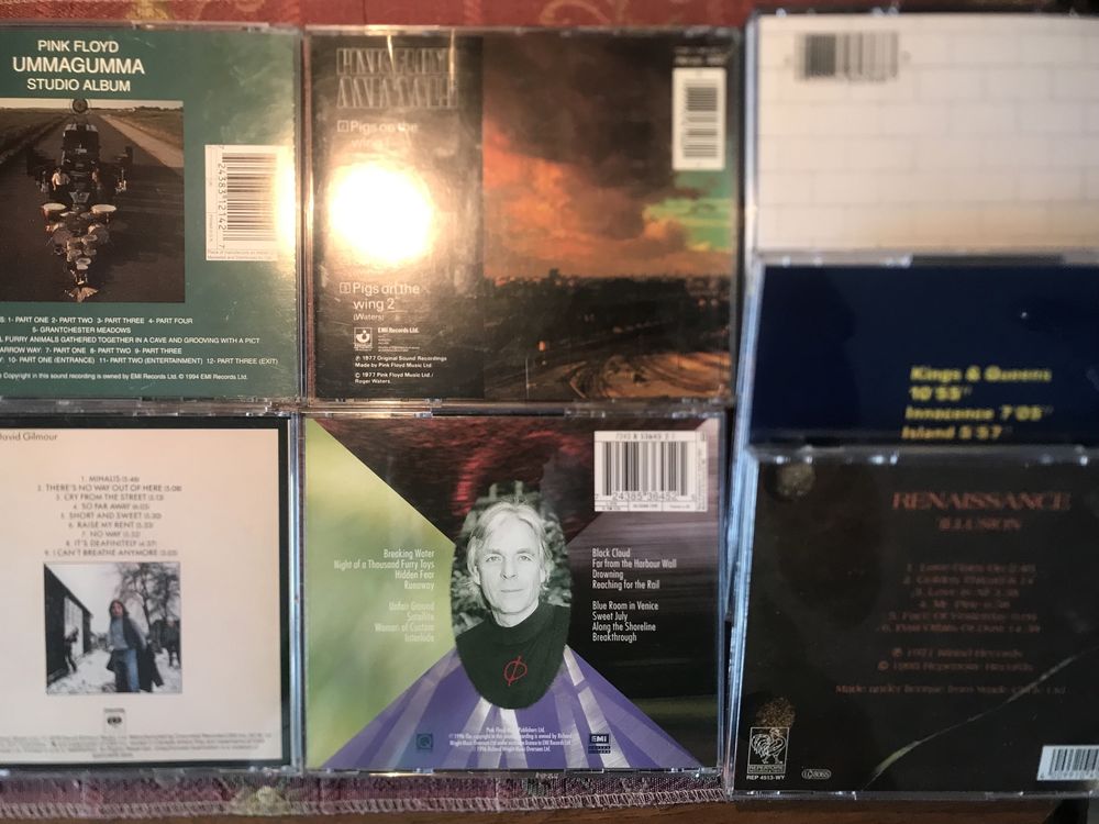 Pink Floyd David Gilmour Rick Wright Renaissance The Who 10cc