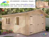 Garagem madeira casa Pré fabricada 11 Modelos 28 até 44mm