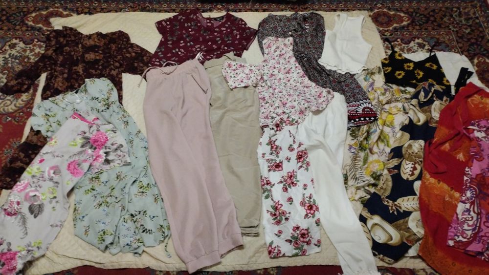 Огромный пакет одежды весна, лето, зима, осень. На девушку Размер S