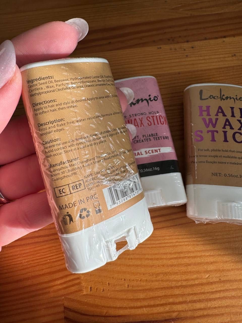 Віск стік для волосся міні версія 16г (travel size) без запаху