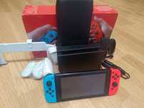 Zestaw Nintendo switch v2 z kartą pamięci+neogrip