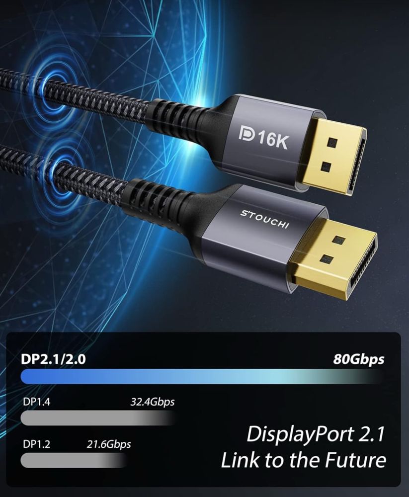 Kabel/przewód Dispalyport - Displayport DP-DP, 5m