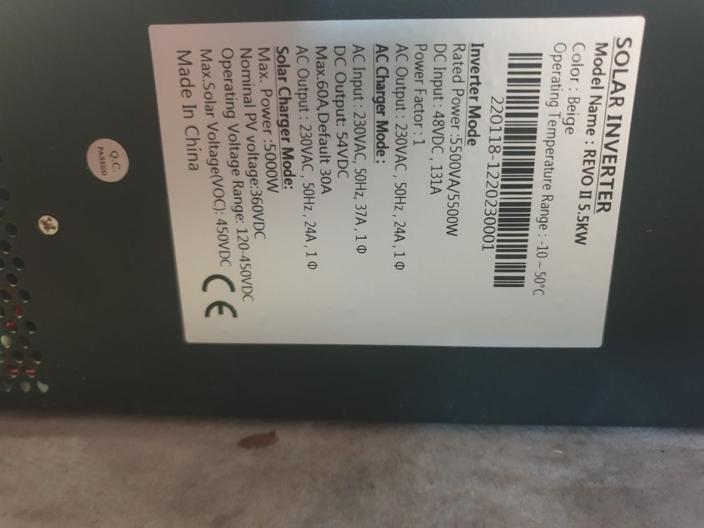Inwerter solarny 5.5 revo 2