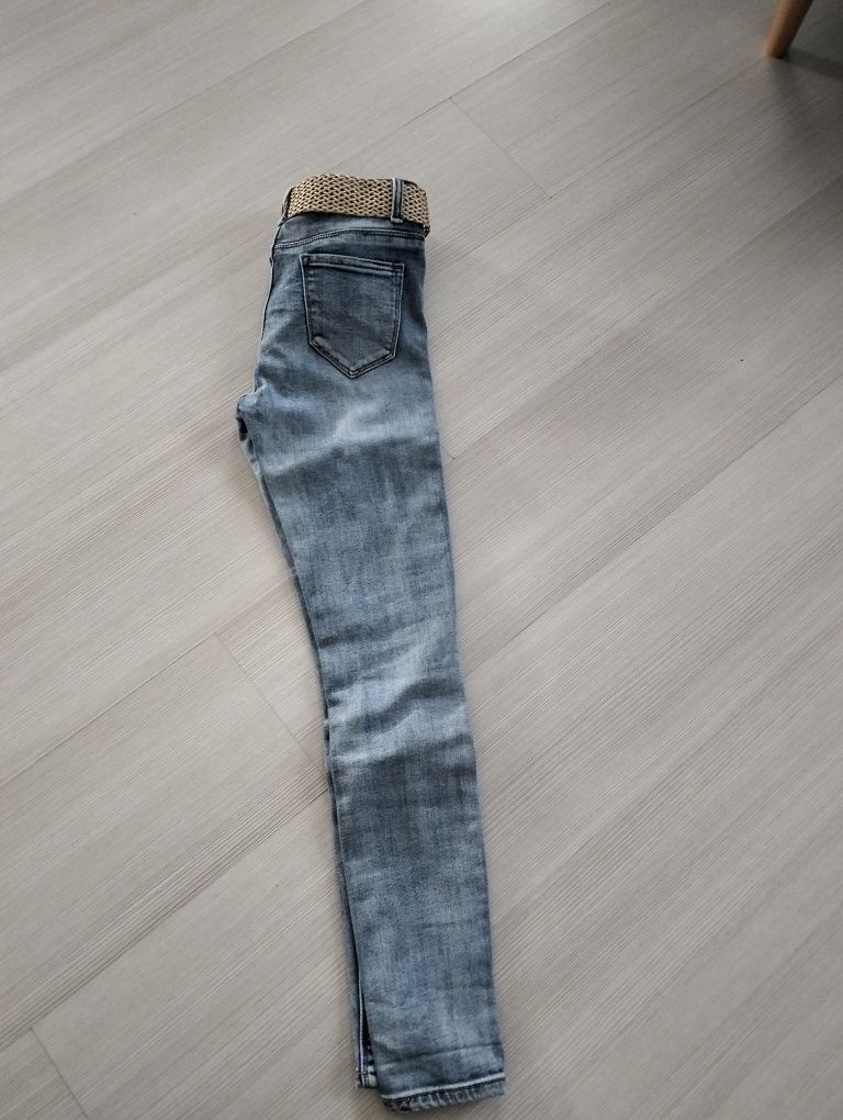 Spodnie jeans damskie 34