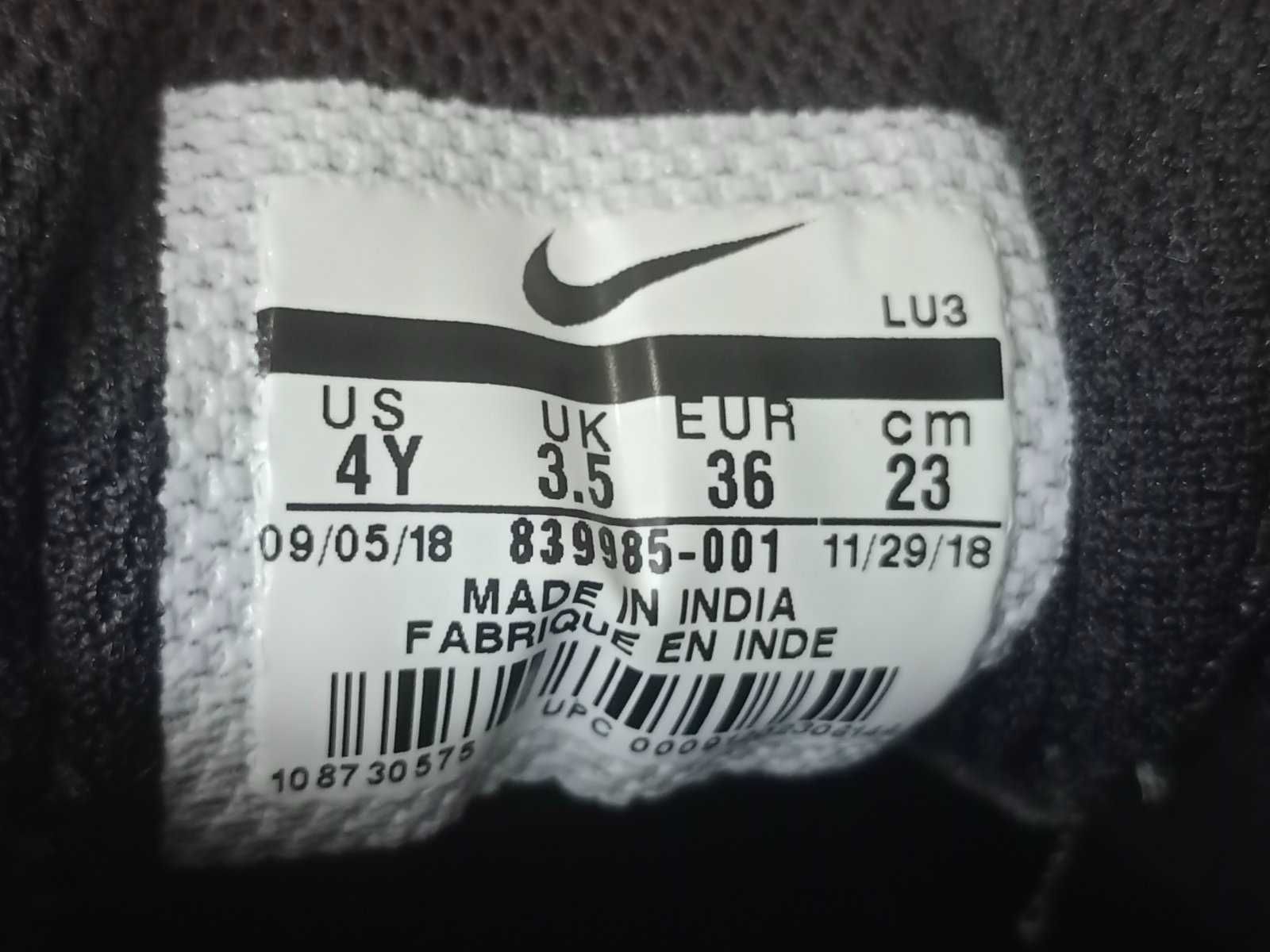 Стильные кроссовки Nike (модель 839985-001) 36 размер (23см)