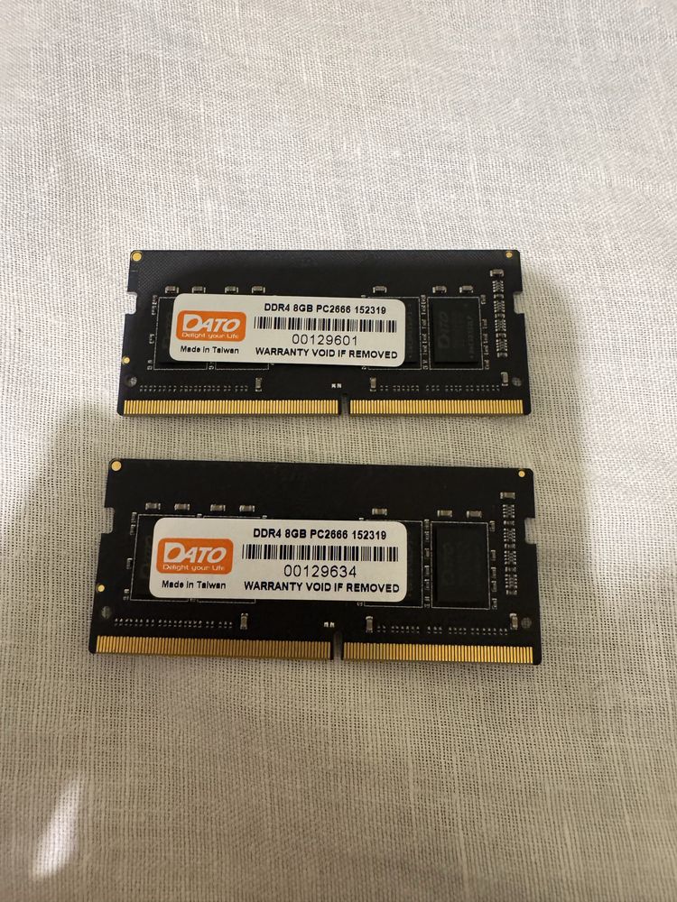 Оперативная память DATO ddr4 8gb 2666 sodimm