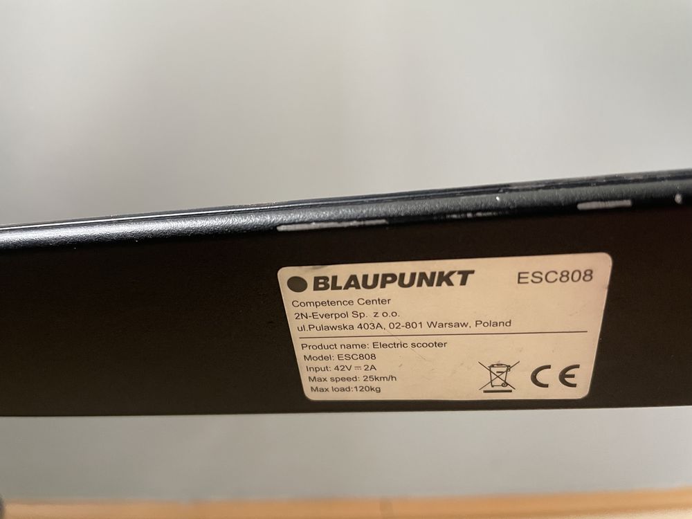 Hulajnoga elektyczna Blaupunkt ESC808