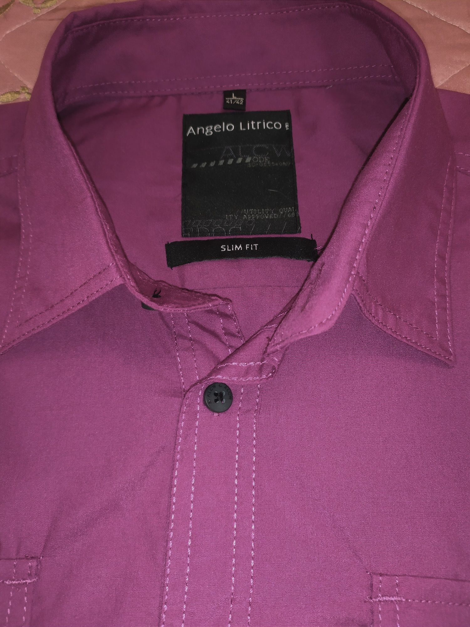 Мужская рубашка Angelo Litrico р.48-50, шведка, легкая