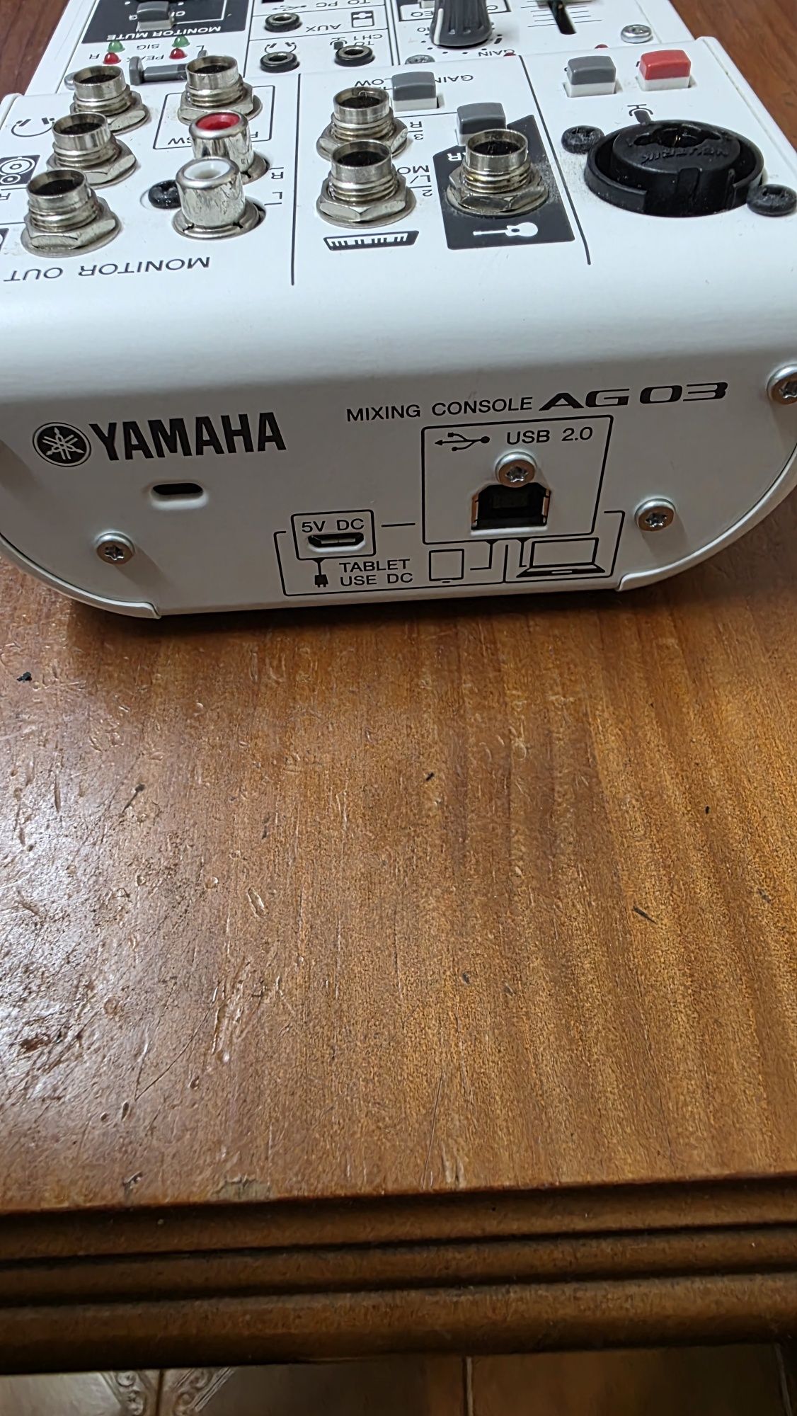Placa de Som Yamaha AG03 3 Canais Interface USB