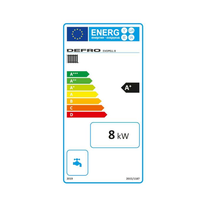 Defro Evopell 8kw paleta pelletu gratis
