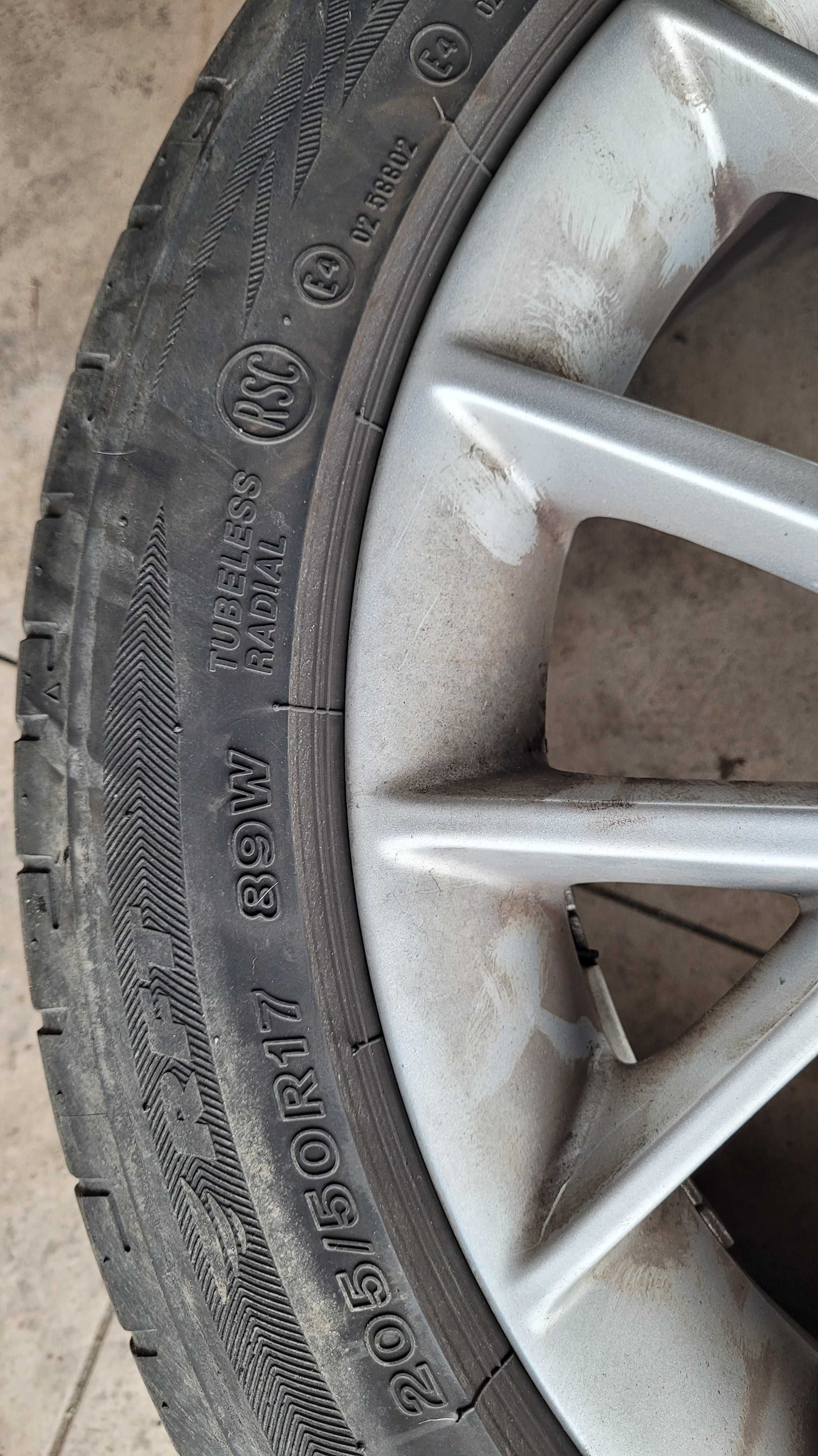 Używane opony letnie Bridgestone Potenza S001 205/50R17 89W RUNFLAT