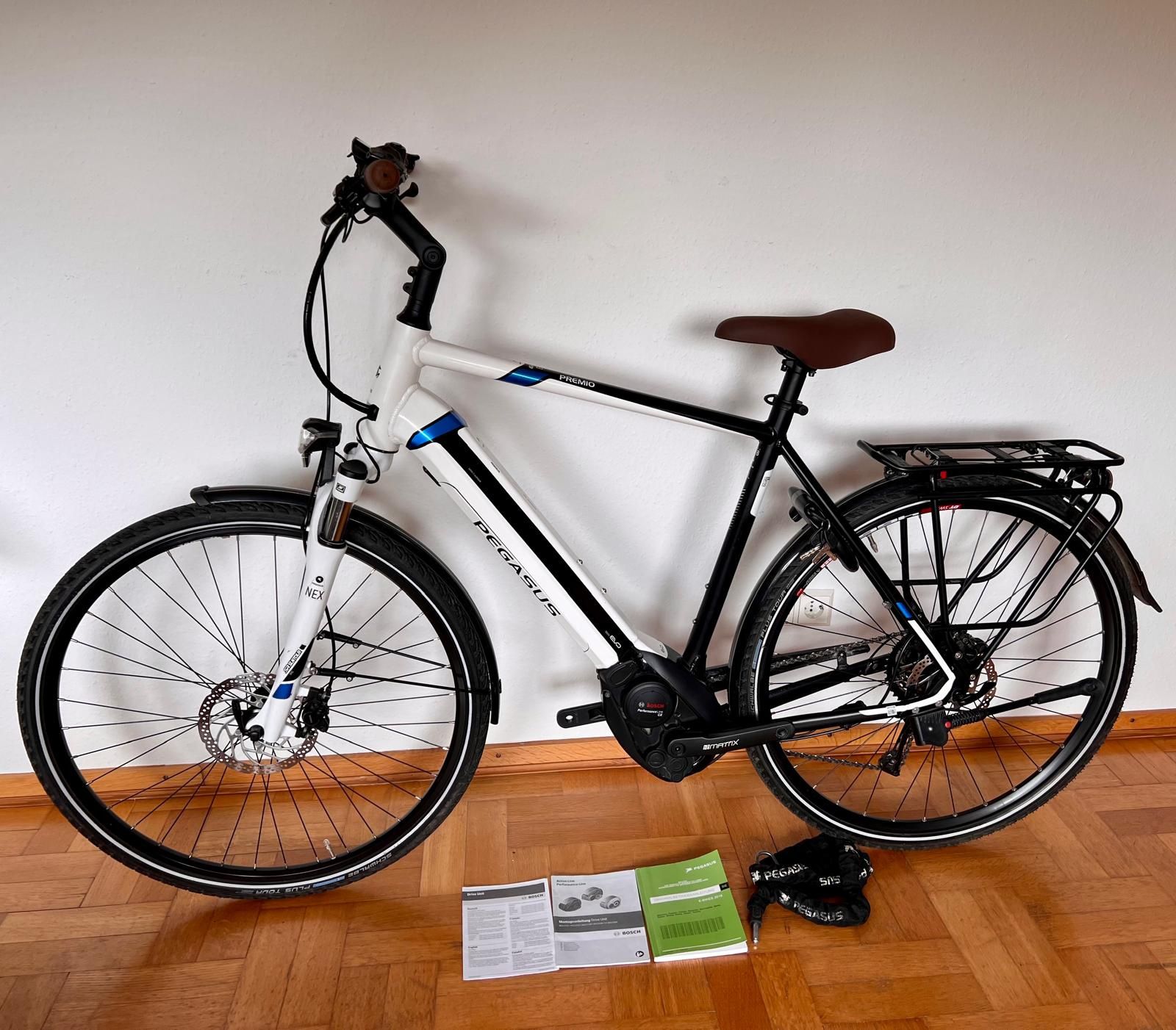 EBike Pegasus Premio Evo 10, bosch, aku 500W, Deore, roz 58cm