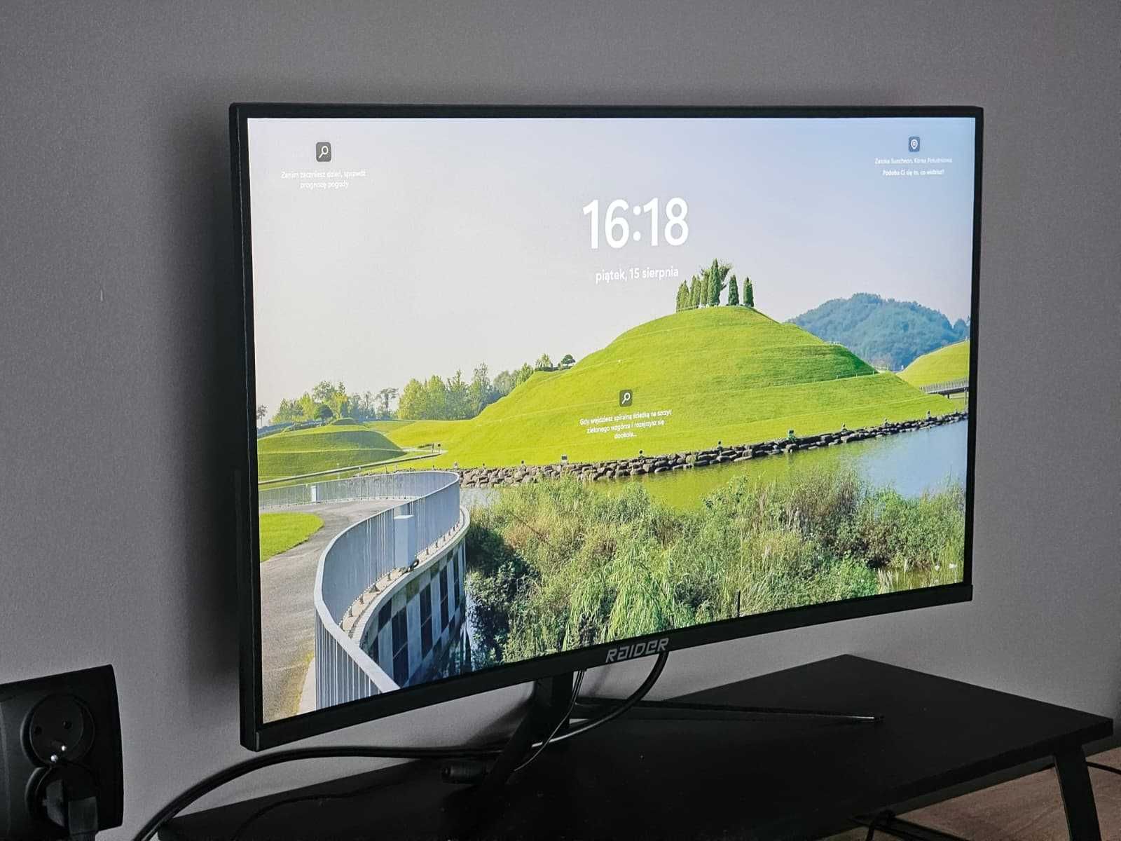 Monitor gamingowy 27 cali + podstawka