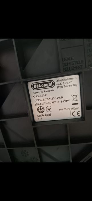 Expres DeLonghi ECAM23.120.B