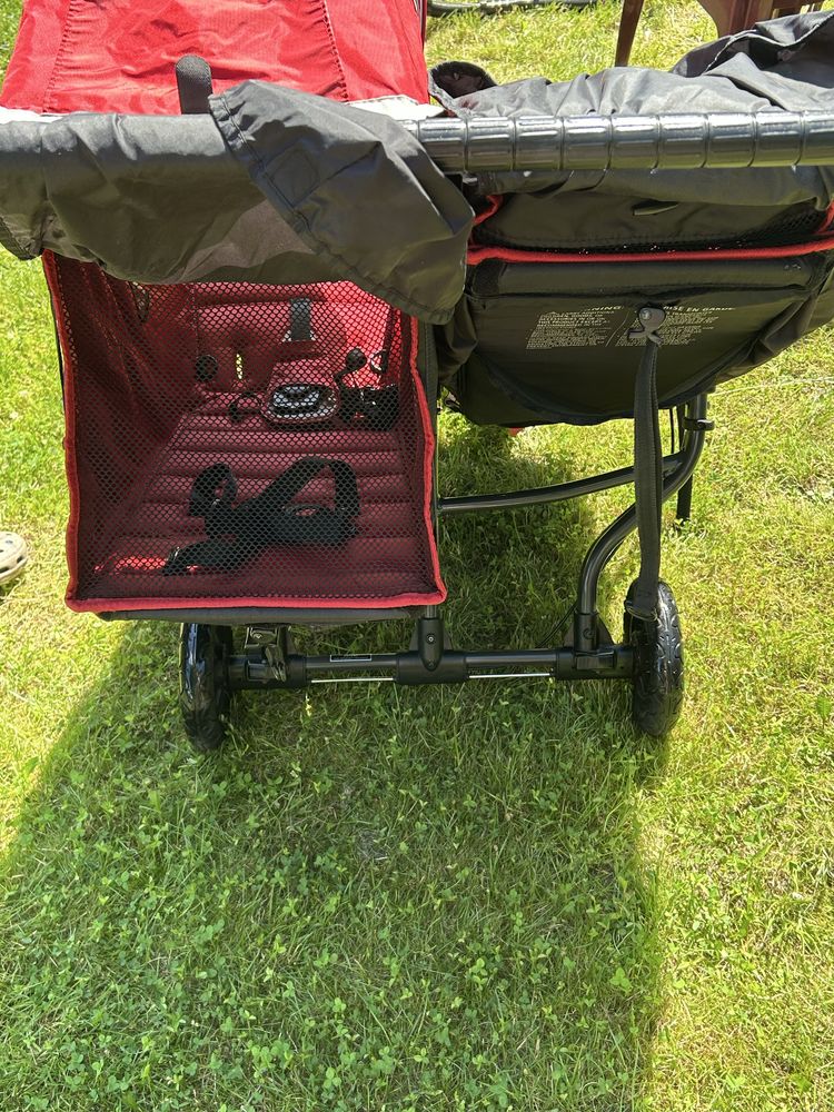Wózek baby jogger city mini gt double z dodatkami