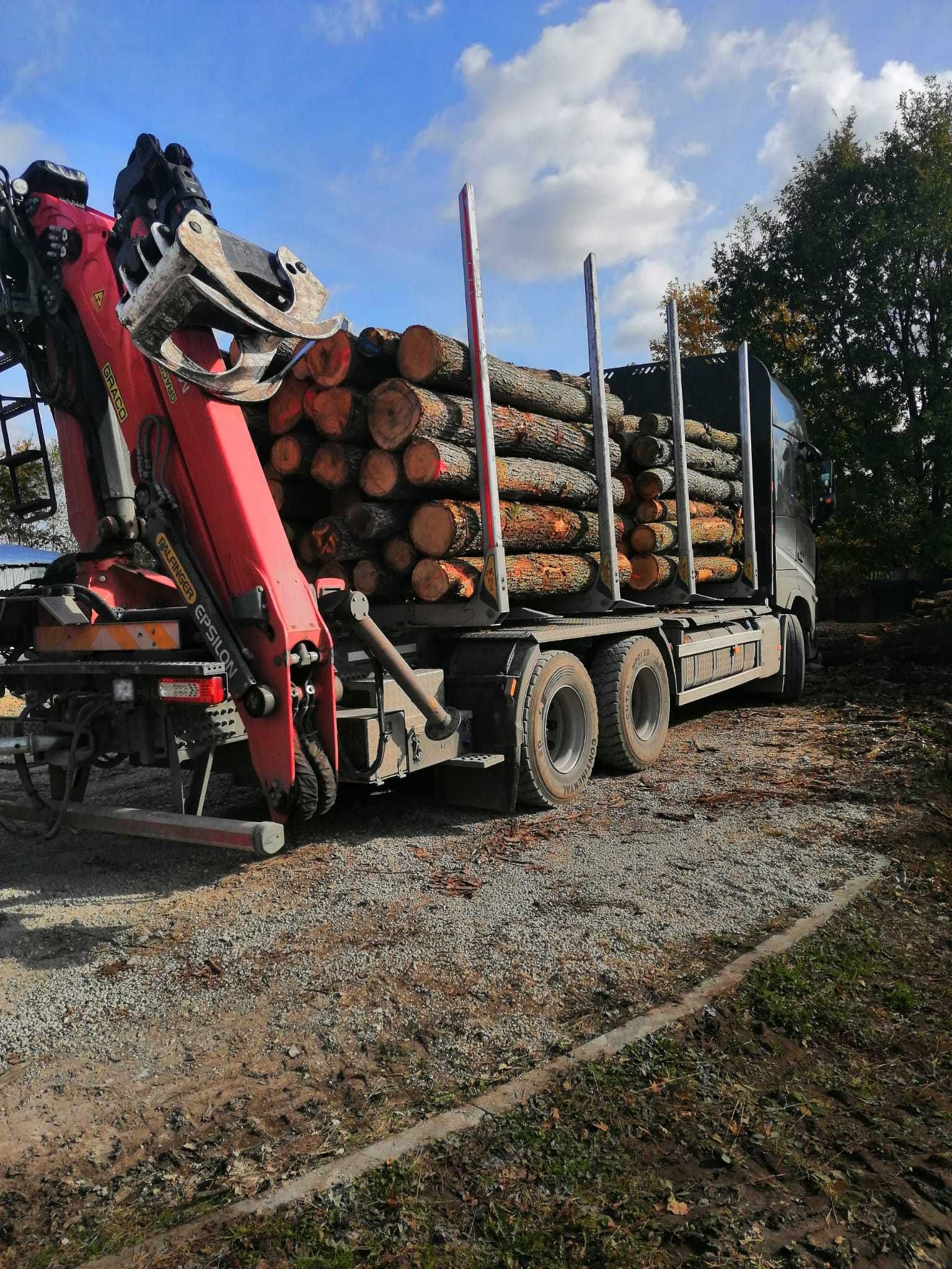 PIĘKNY DĄB - najlepsze drewno opałowe kominkowe, wałki 2,5m !OKAZJA!