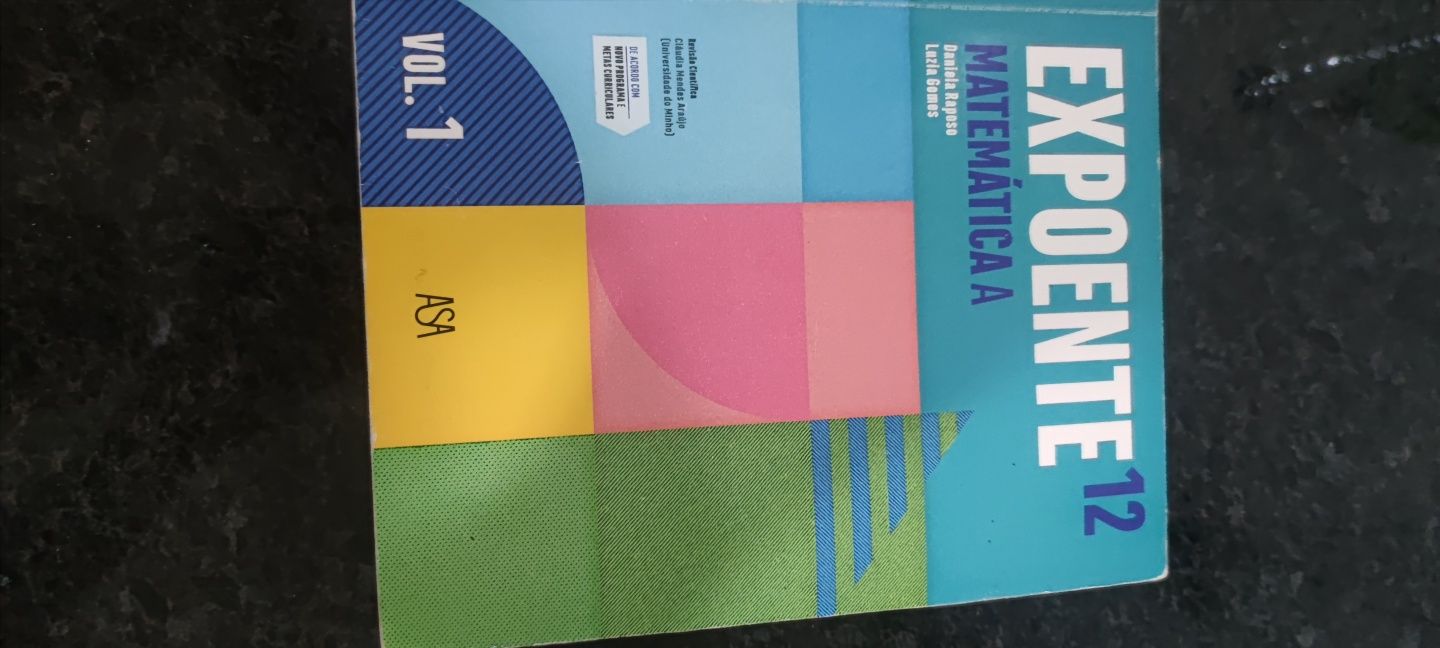 Livros de Matemática A 12 ano