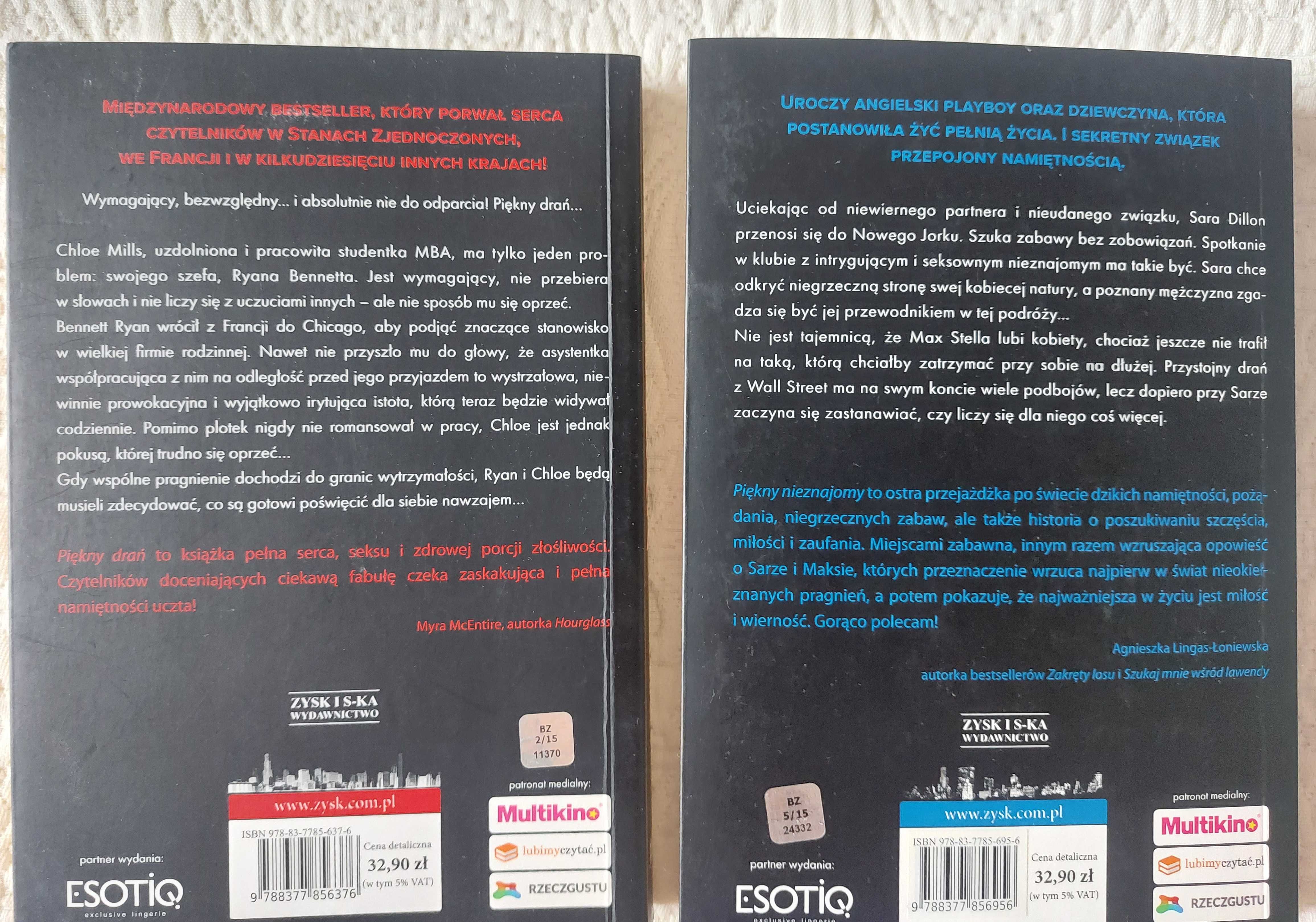 Międzynarodowy bestseller od Ch. Lauren "Piękny Drań" 4 książki