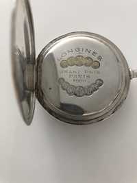 Longines de bolso em prata Grand Prix 1900