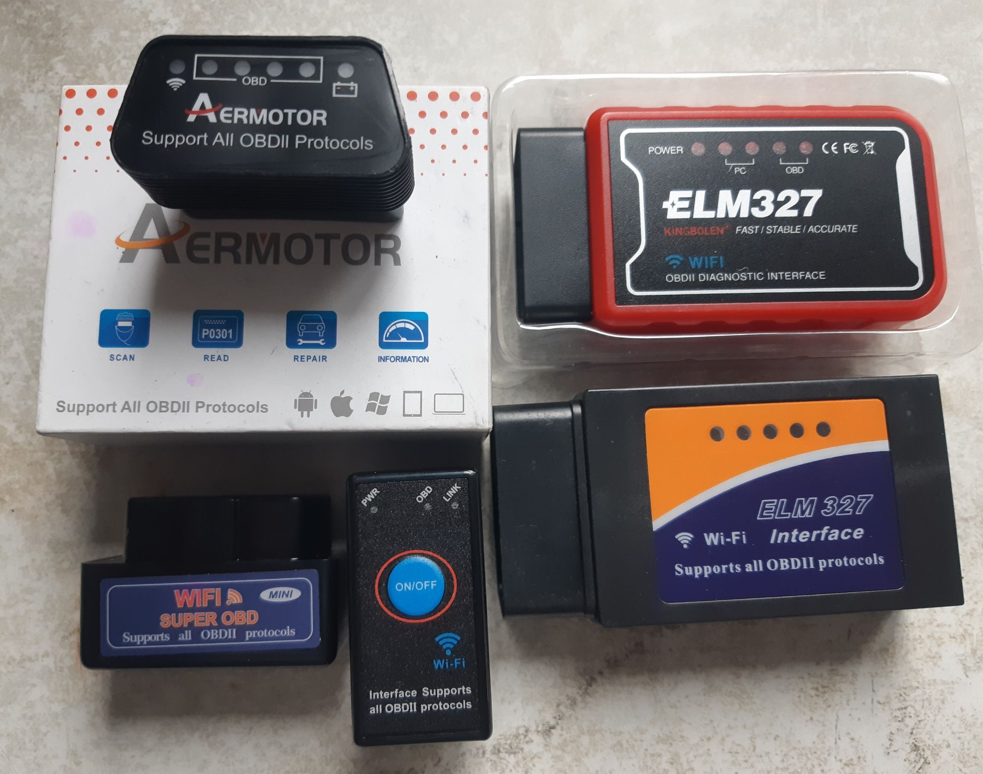 Сканер Elm327 OBD2 V1,5÷2.1 Connwei,Viecar,Ancel,Aeromotor,Ford-Mazda