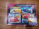 Puzzle auta 4 zestawy
