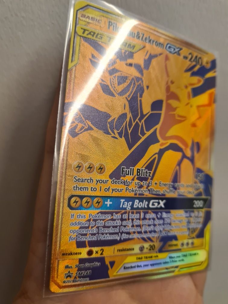 Pikachu&Zekrom GX Promo Pokemon TCG