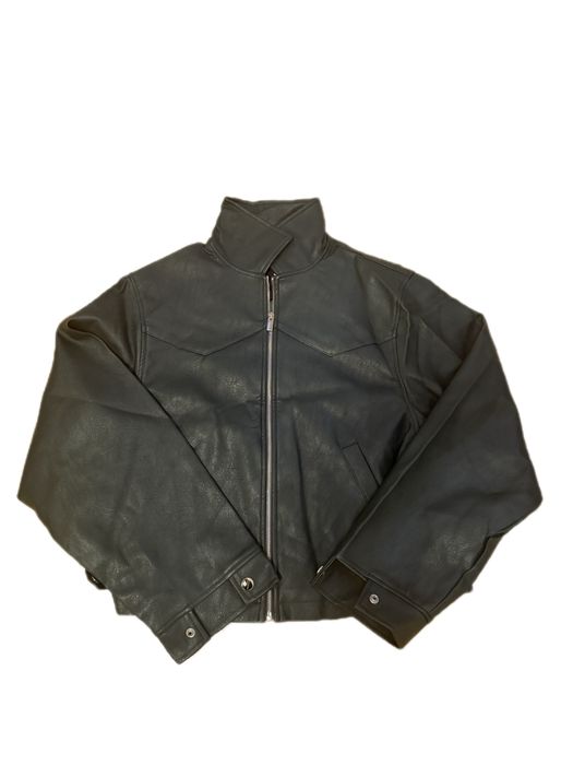 Leather Jacket ERD Green S