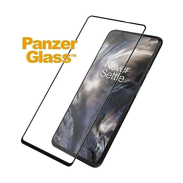 Szkło hartowane PanzerGlass E2E Super+ na OnePlus Nord - z czarną ramk