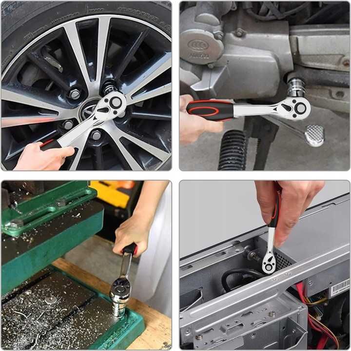 Grzechotka 1/2 " klucz trzeszczotka, pokrętło, klucz nasadowy