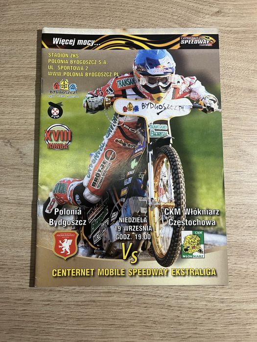 Polonia Bydgoszcz - Włókniarz Częstochowa 19.09.2010 Program Żużlowy