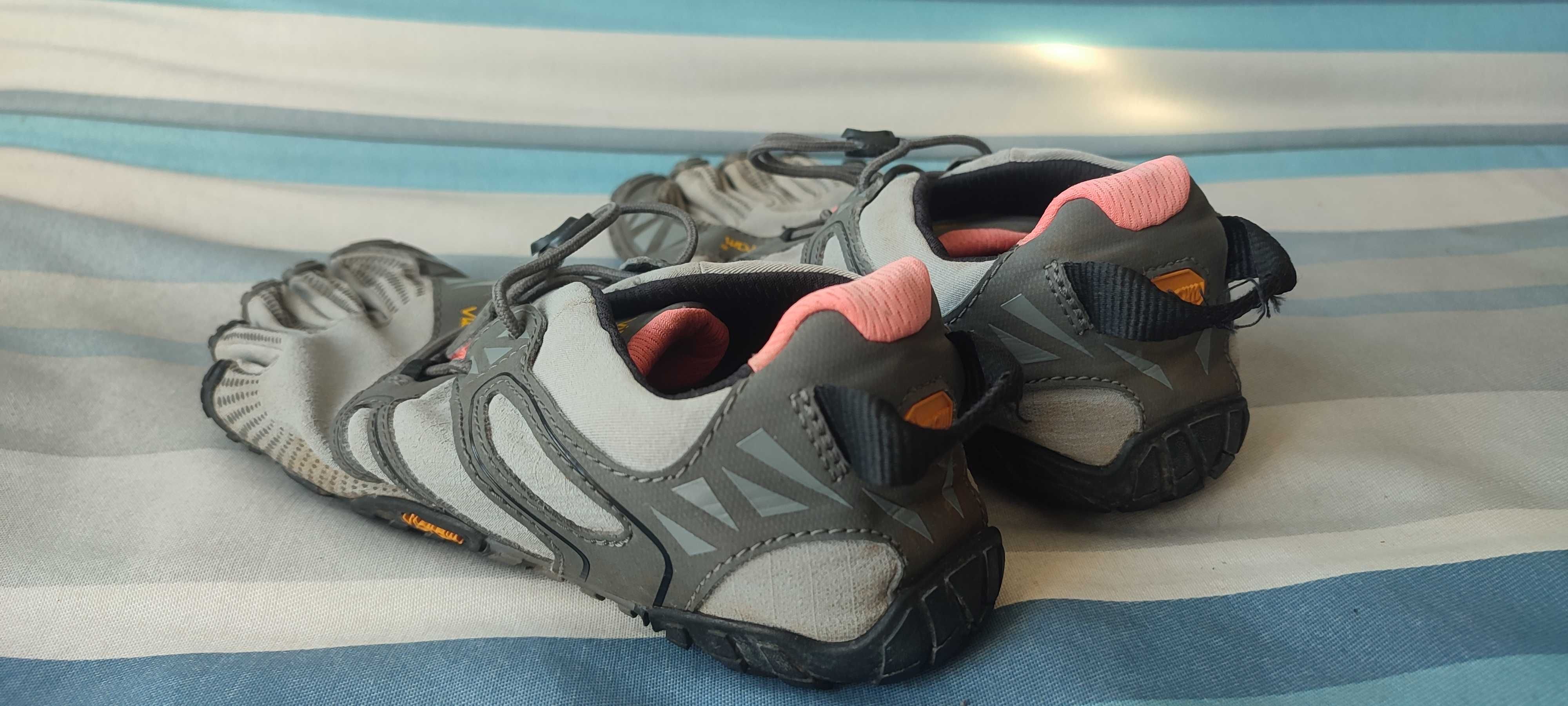 Buty pięciopalczaste Vibram Fivefingers v-trail szare 37