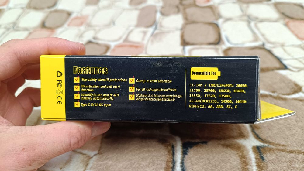 LiitoKala Lii-CH4 18650 26650 21700 АА зарядка батарей акумуляторів