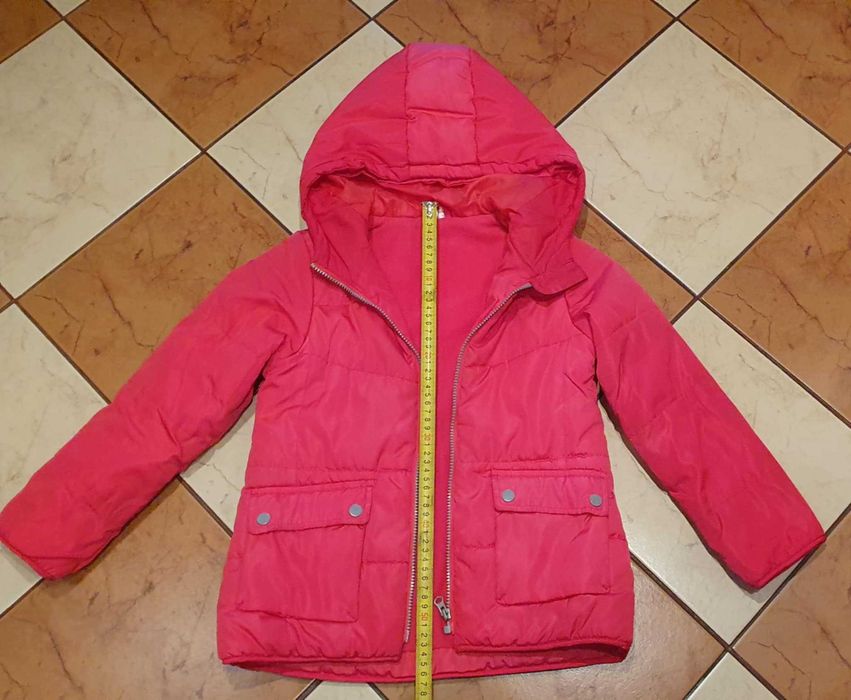 Kurta jesienno-zimowa dla dziewczynki rozmiar 128 cm