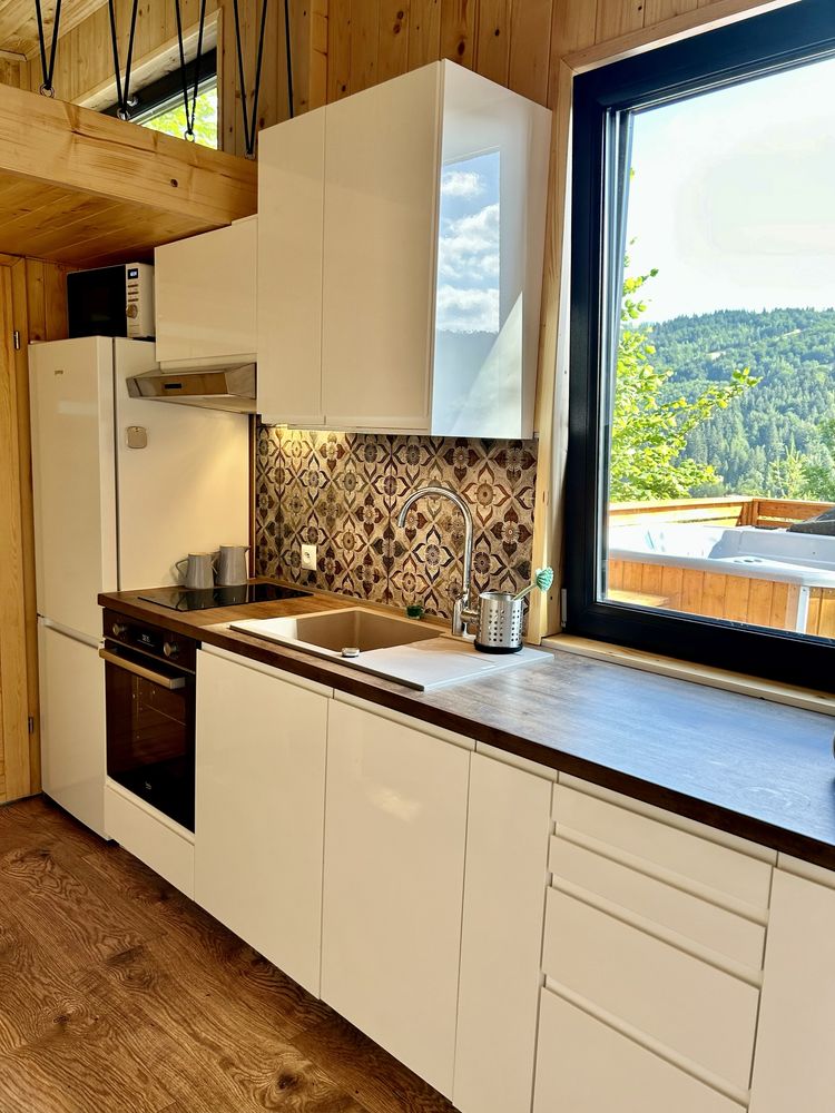 Tiny House. Domek w górach na wynajem. Jacuzzi. Koszarawa, NOWOŚĆ!!