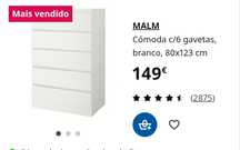Cómoda 6 gavetas