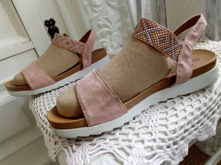 GRATIS sandały damskie 39 buty letnie comfort step klapki