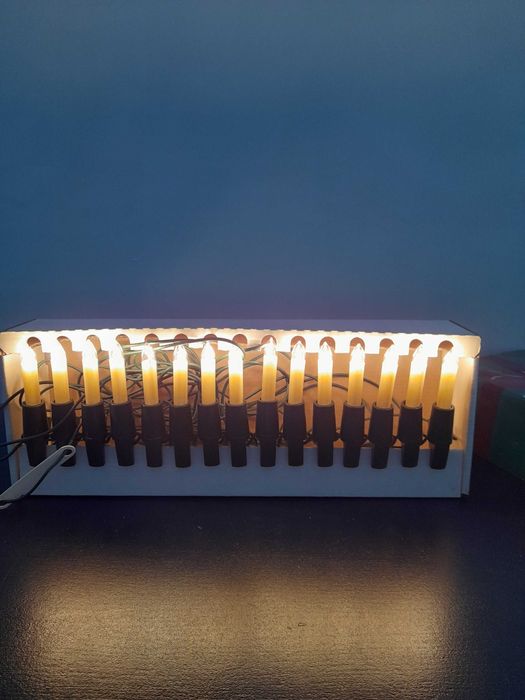 Stare lampki choinkowe oryginalne Thuringer Lichterktten