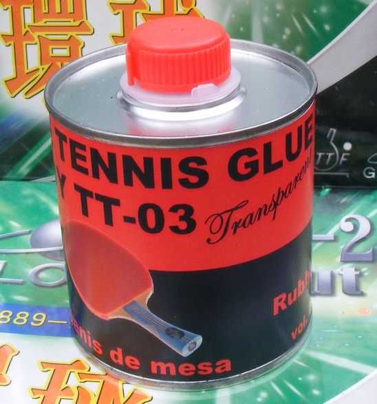 Klej do tenisa stołowego - TT-03 Transparent 250 ml. x2 - kauczukowy.