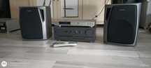Sprzęt stereo Grundig,CD,dvd i kolumny aiwa