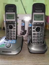 Телефон Panasonic KX-TG2512UA с двумя радиотрубками