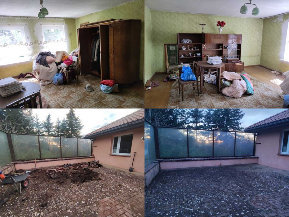 Opróżnianie mieszkań, wywóz śmieci, utylizacja mebli, rozbiórki, Pszok