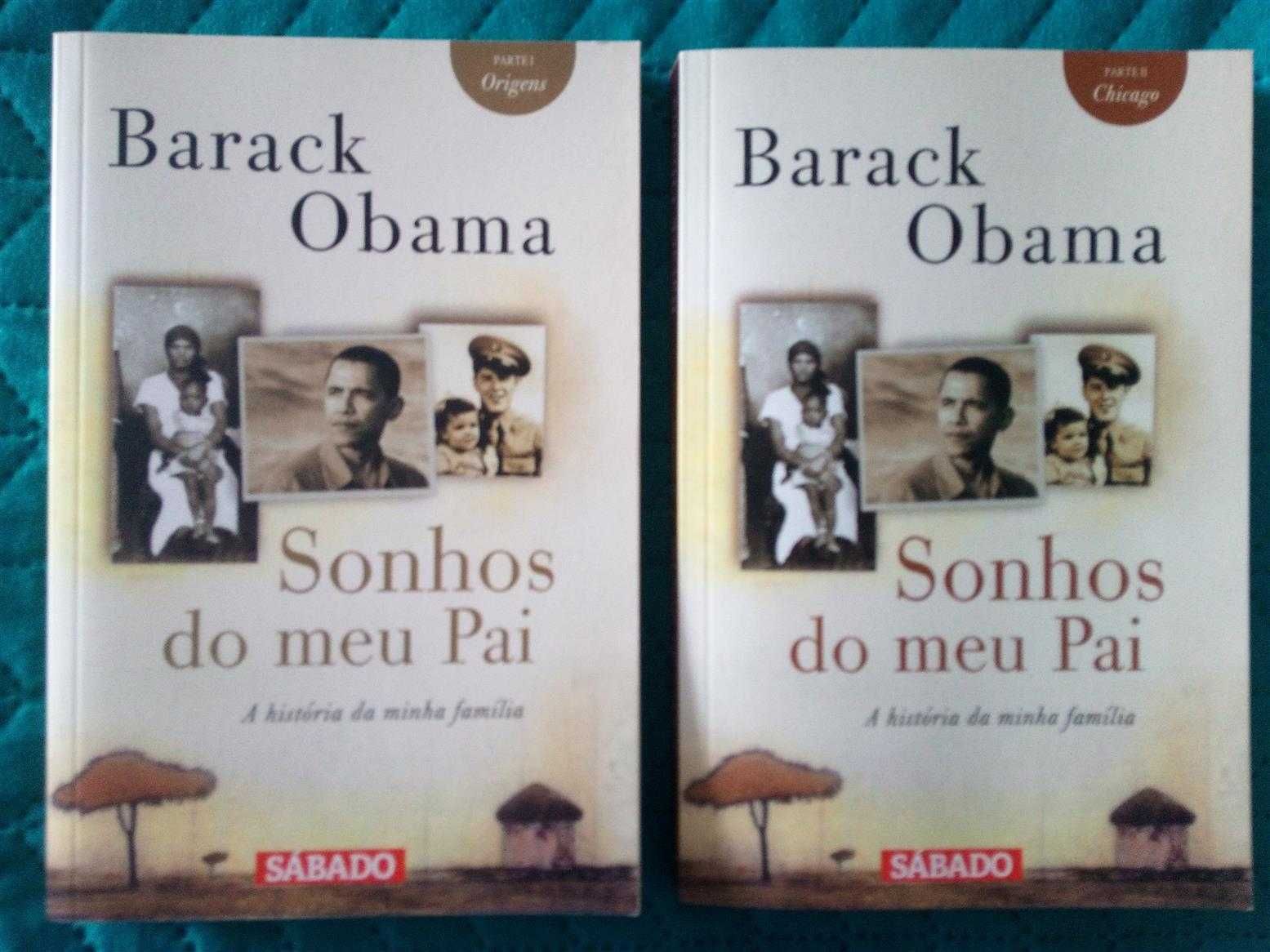 Livros Obama Autobiografia Vol. 1 e 2