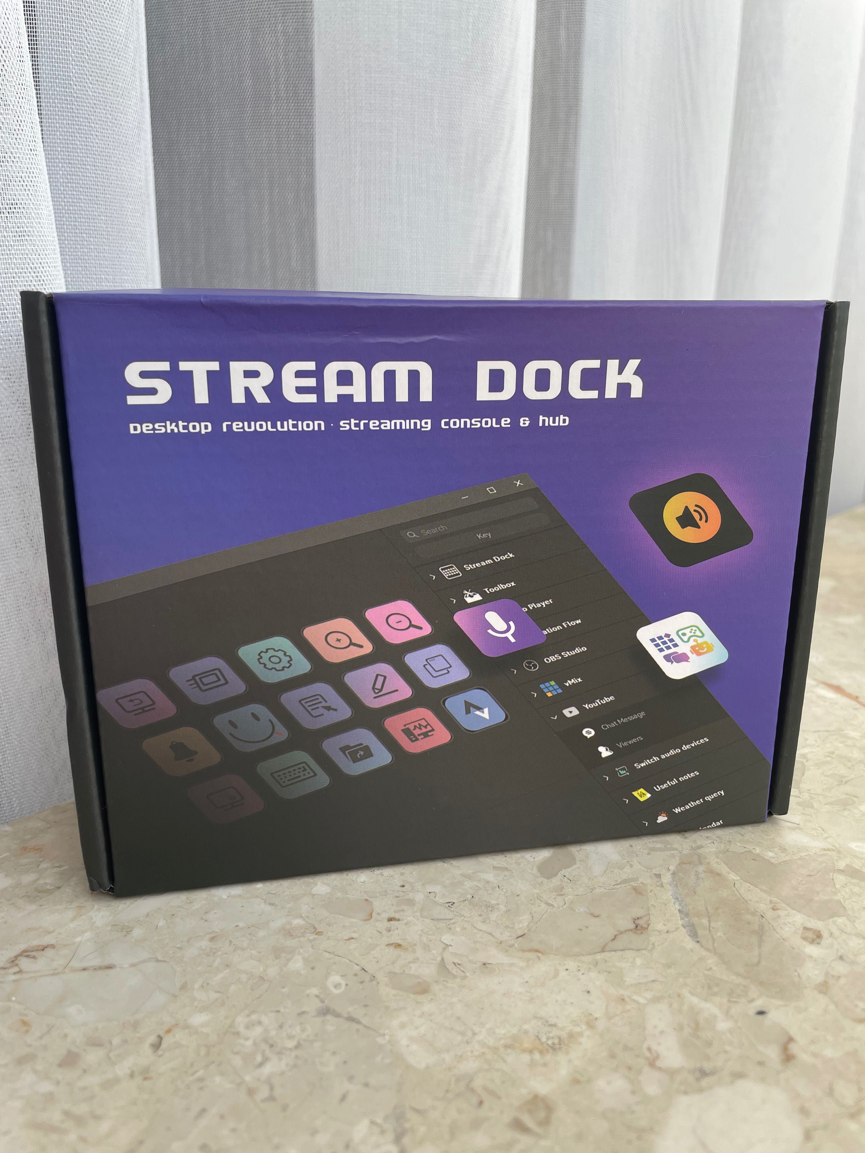Контролер для стрімінгу Mirabox Stream Dock (Stream Deck) чорний