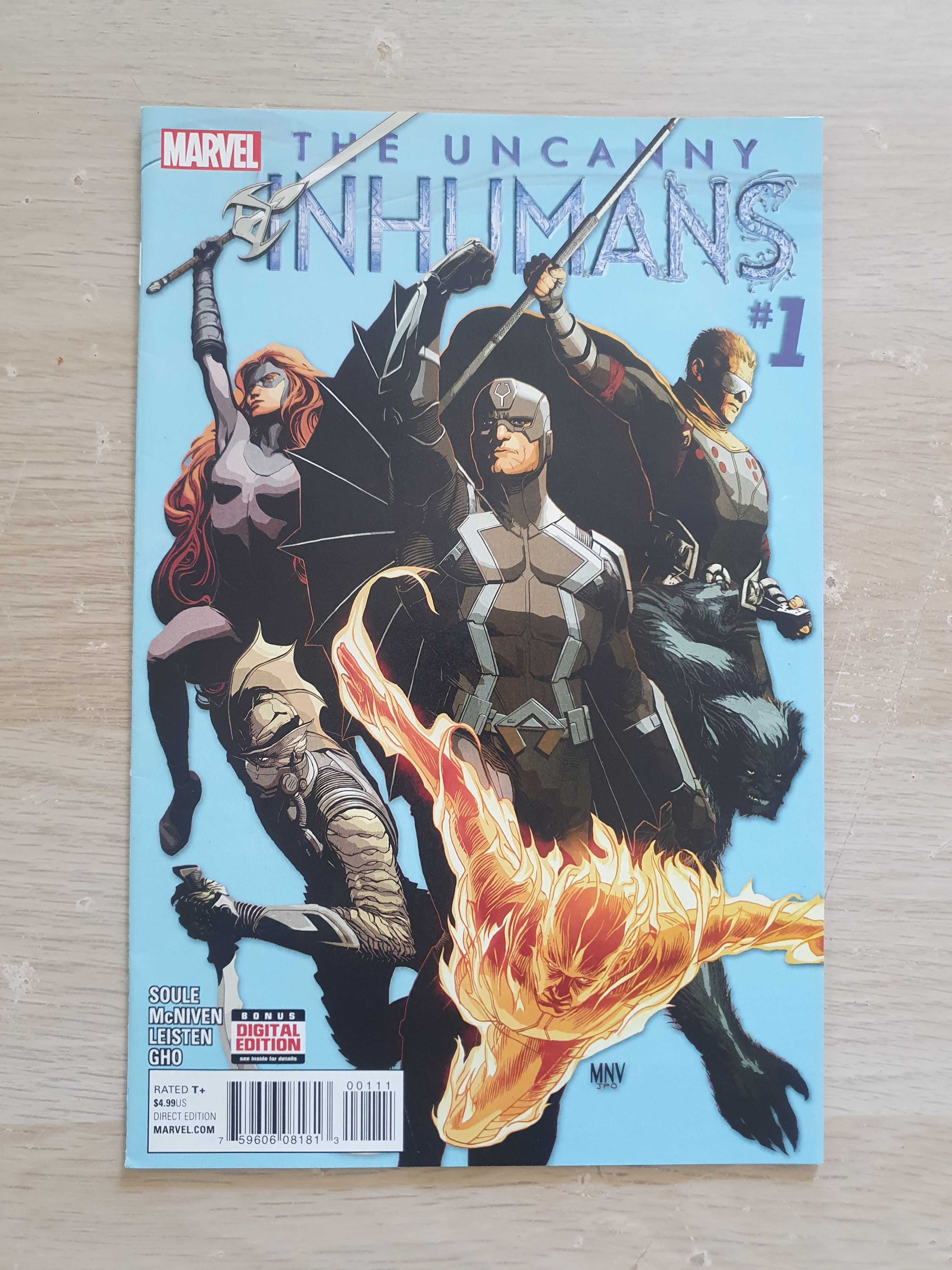 Uncanny Inhumans: 1, 8, 14-16, 19, 20; Annual: 1; Death of: 2 (ZM118)