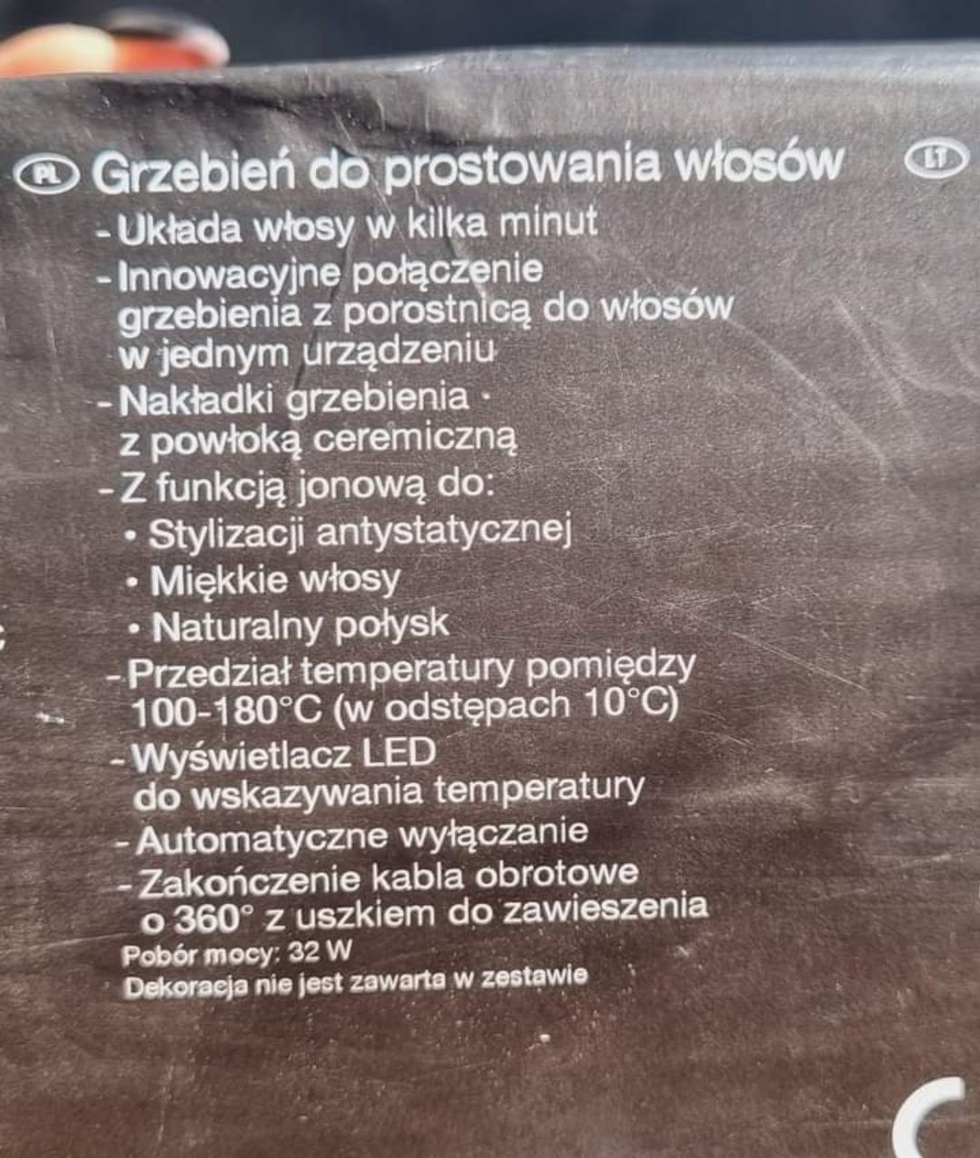 Grzebień do prostowania włosów Silver Crest